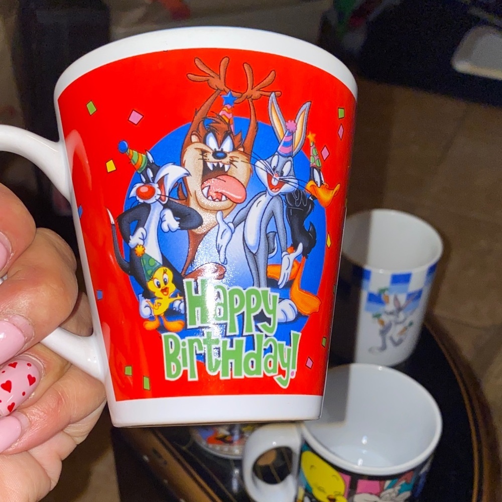 Set Of 4 Loony Toons Cartoon Character Mug Set - Multicolor - Picture 8 of 8